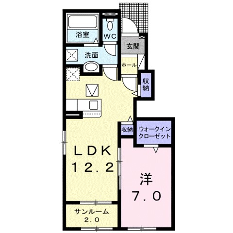 メゾンホープ　甲南IIの間取り