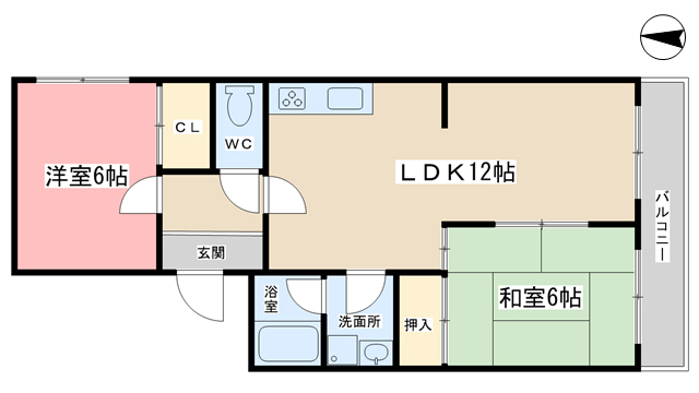 シャルム醍醐の間取り