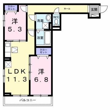 アルコバレーノの間取り