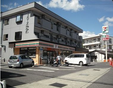 【福山市北本庄のアパートのコンビニ】