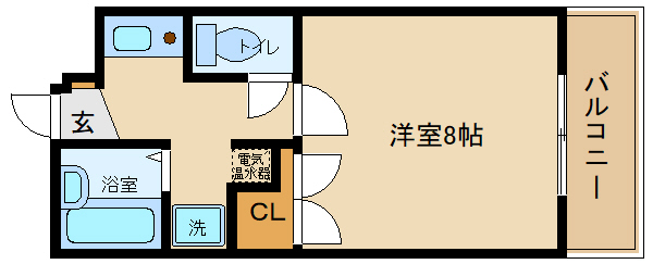 キャッスルエビスの間取り