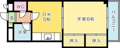 フレール清水の間取り