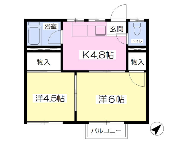 サンハイツの間取り