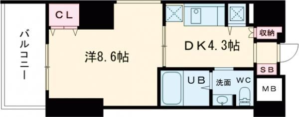 尼崎市南塚口町のマンションの間取り