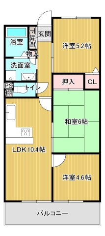 プレステージ明石駅前IIの間取り