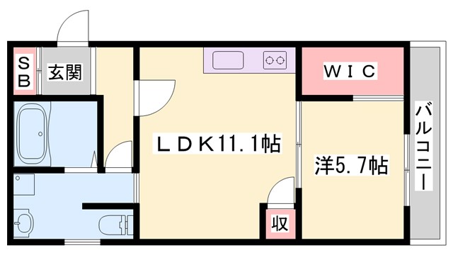 デュオ呉服町の間取り