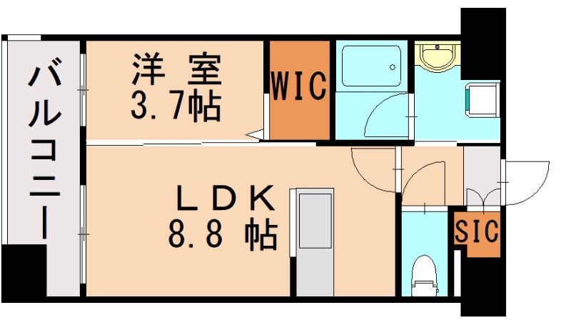 ラクレイス香椎駅前の間取り