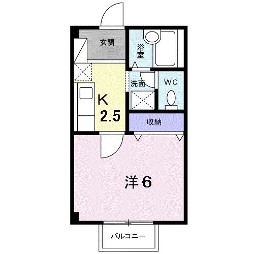 エルディム横山の間取り