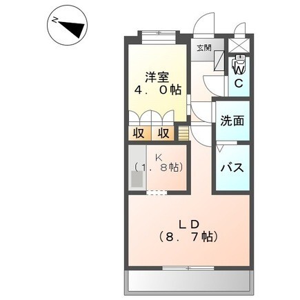 アクアマリンＫの間取り