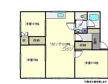 ハイツ石山の間取り