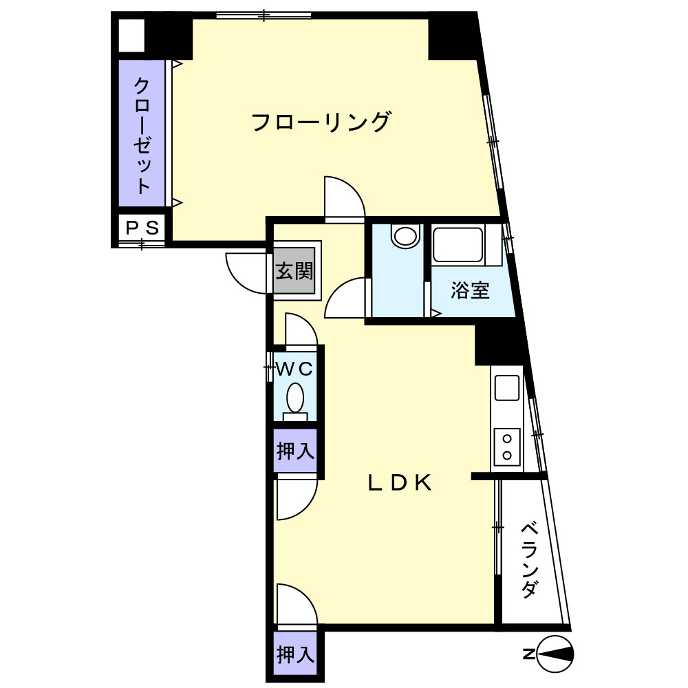 双栄ビルの間取り