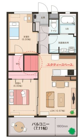 GAIKU宮前の間取り