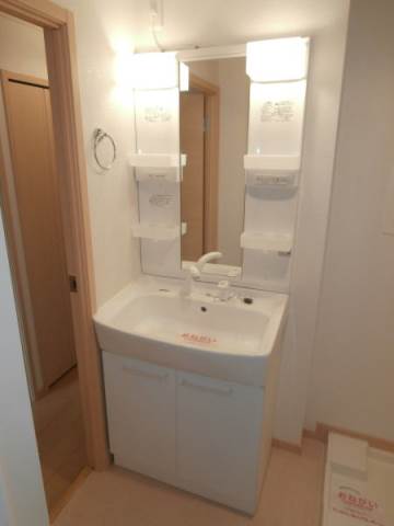 【伊都郡かつらぎ町大字妙寺のアパートの洗面設備】