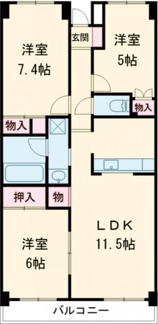ガーデンハイツ城東_間取り_0
