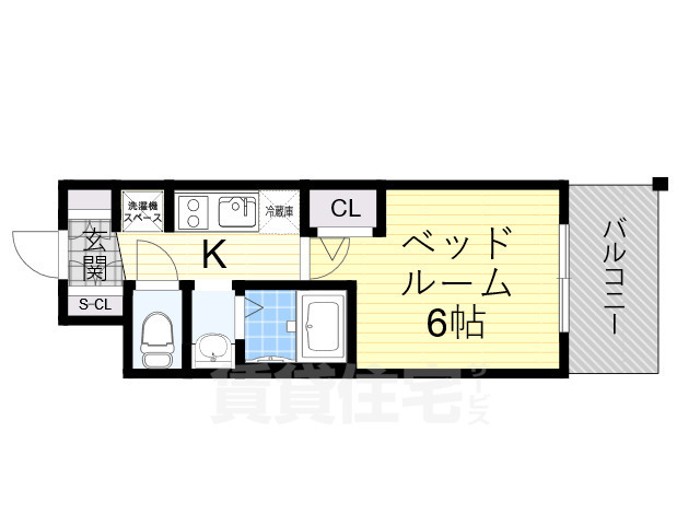 エステムコート大阪WEST2の間取り写真