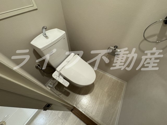 トイレ　ゆったりとした空間のトイレです