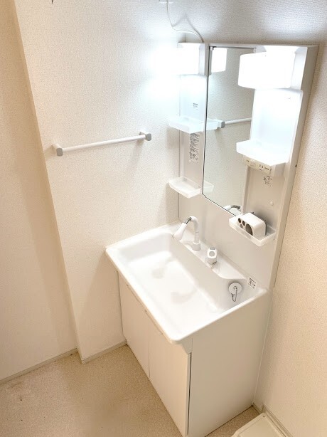 洗面設備　※同型タイプの室内写真です。