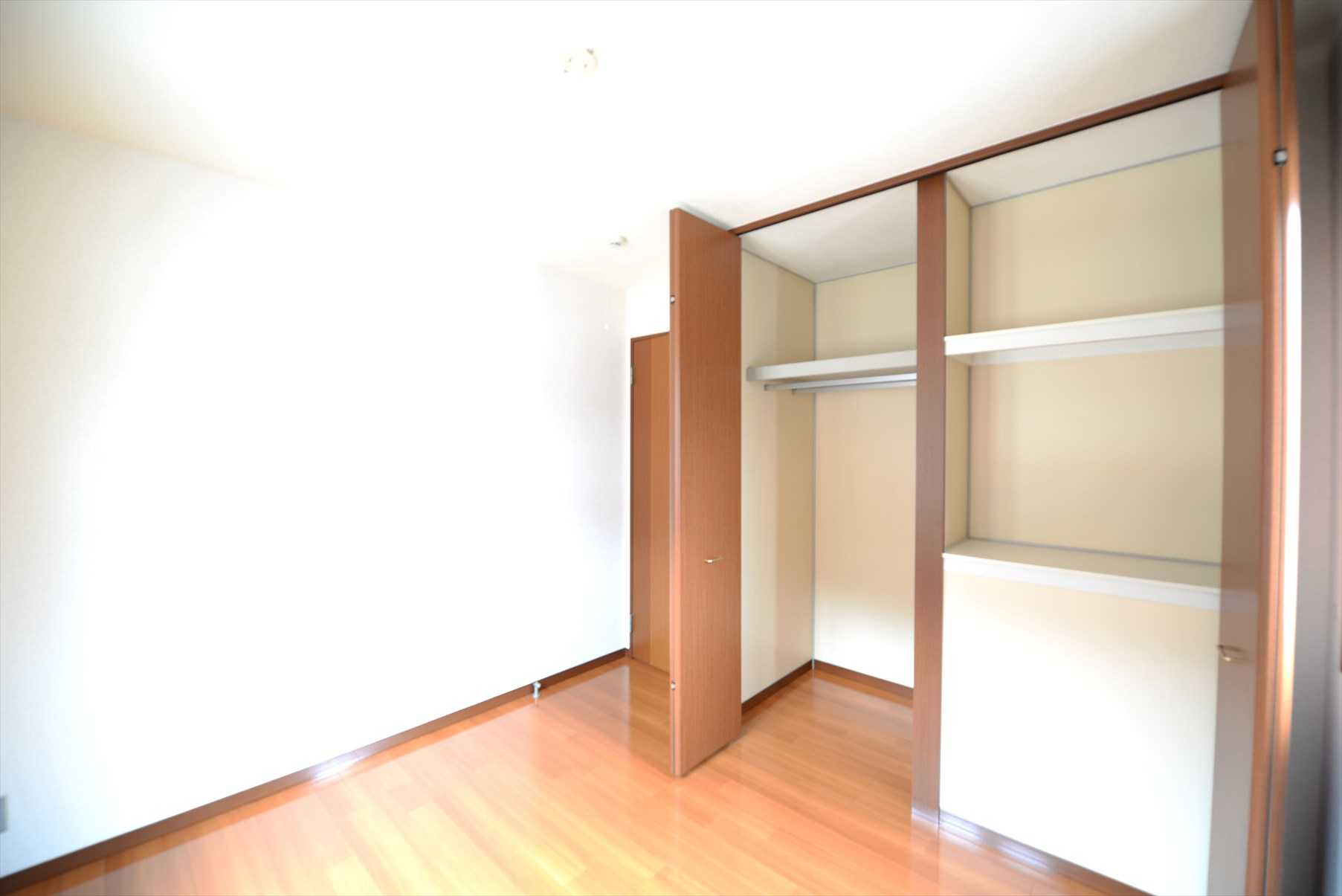 収納　豊富な収納量がある居室