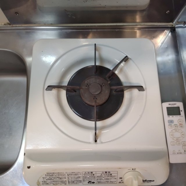キッチン　1口ガスコンロ