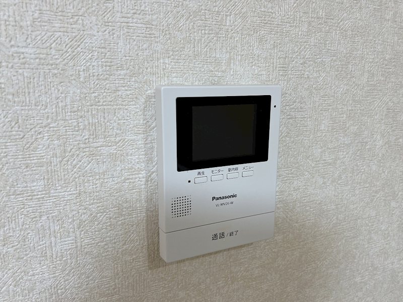セキュリティ　モニターフォンで来客を確認できます