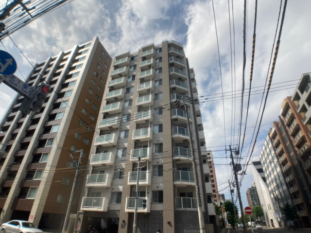 建物外観　札幌市中央区北二条東「レジディア北二条イースト３」