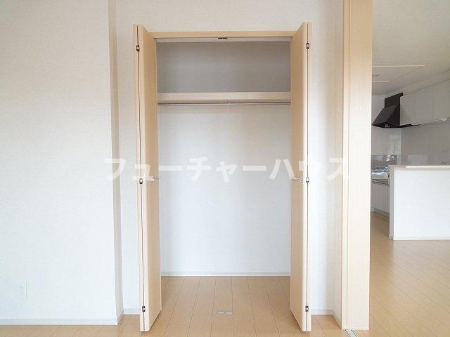 収納　たっぷりとした収納スペースです