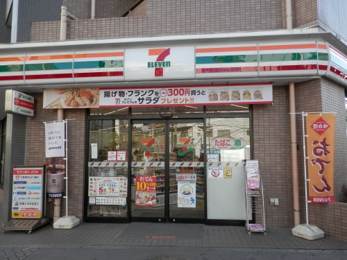 コンビニ　セブンイレブン 江東亀戸２丁目店（コンビニ）まで156m