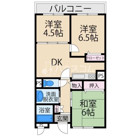 KSマンションの間取り写真