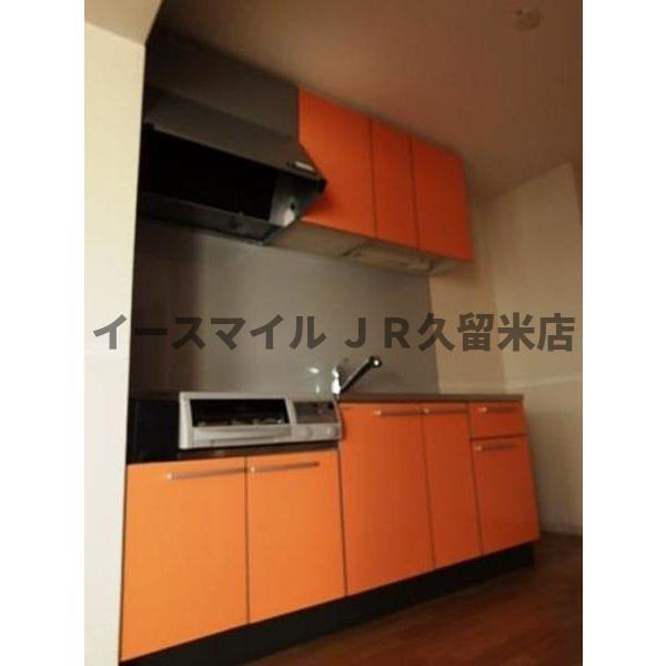 キッチン　コンパクトなキッチンで掃除もラクラク