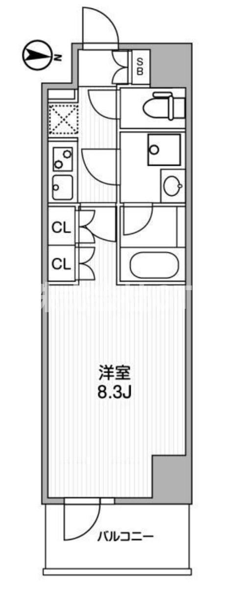 東京メトロ銀座線 浅草駅 徒歩12分 11階建 築5年の間取り写真