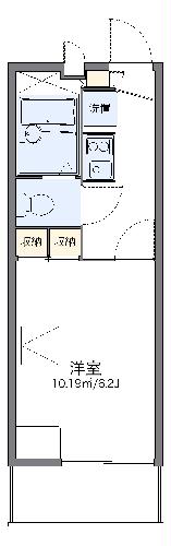 レオパレスブルージュの間取り写真