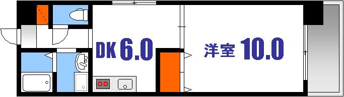 ニューキャッスル曙の間取り写真