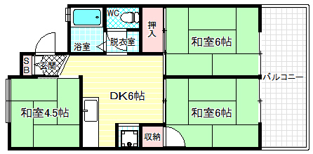 パークレインの間取り写真