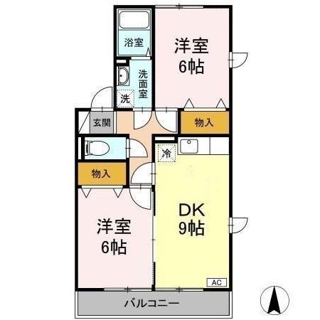 ストーク吉野の間取り写真
