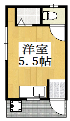 明石市西明石北町のアパートの間取り