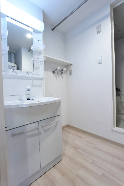 洗面設備　シャワードレッサー付きです！