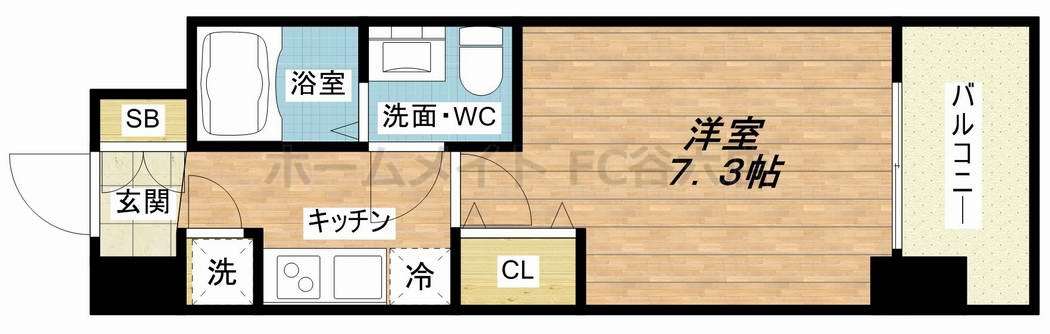 セレニテ京橋クレアの間取り