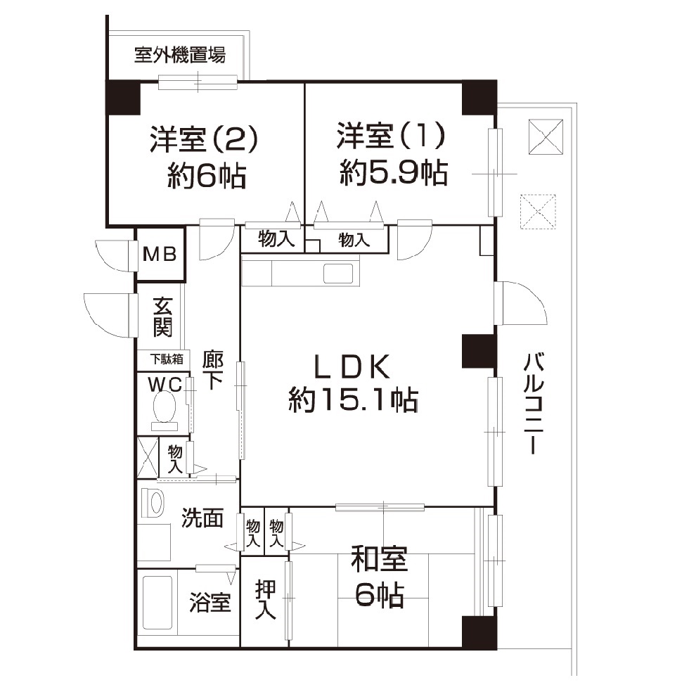 【サイト安朱の間取り】