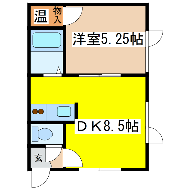 メゾンハーブの間取り