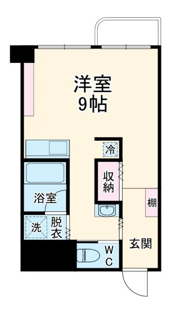 犬山市大字犬山のマンションの間取り