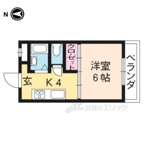 シティハイツドルチェの間取り