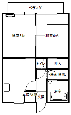 パセオ栄IIの間取り