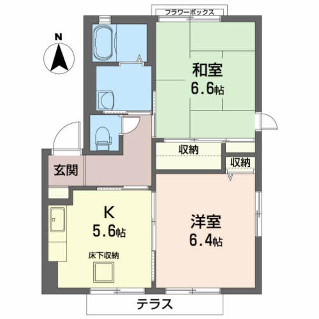 カーサリブレ．ドゥの間取り