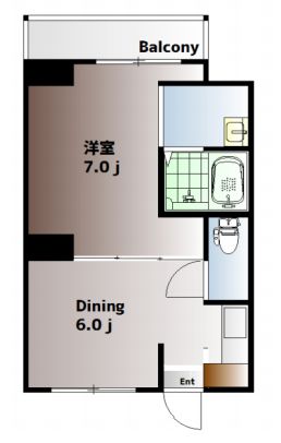 ヴィラナリー備前2号棟の間取り