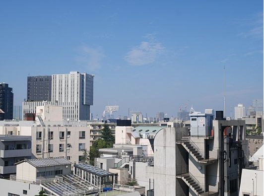 【渋谷区神宮前のマンションの眺望】