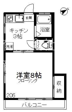 多摩荘の間取り