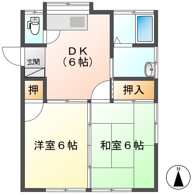 コーポ・さくらの間取り