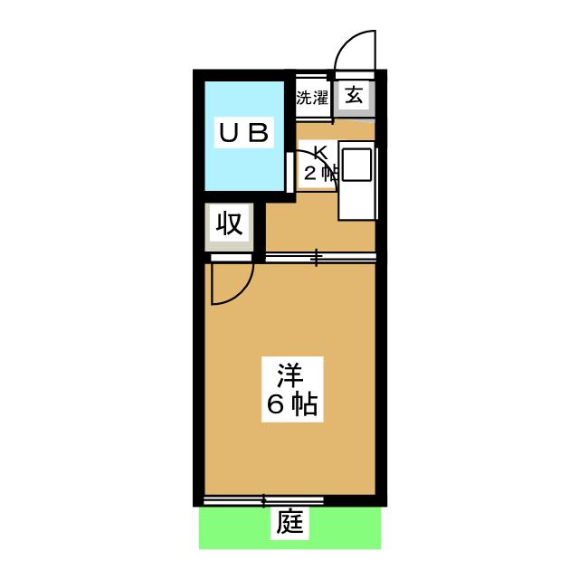 東京都目黒区中央町２（アパート）の賃貸物件の間取り