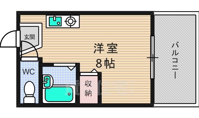 【シャンテー招提の間取り】