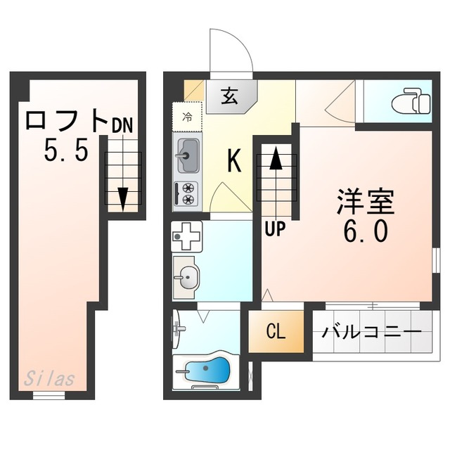 イロハ淀下津町の間取り